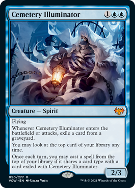 [050]【EN】【FOIL】墓所の照光者/Cemetery Illuminator【VOW】[M][青]