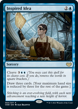 [064]【EN】【FOIL】触発された考え/Inspired Idea【VOW】[R][青]