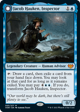 [065]【EN】【FOIL】捜査員、ジェイコブ・ハーキン/Jacob Hauken, Inspector【VOW】[M][青]