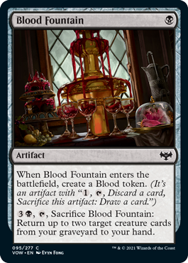 [095]【EN】【FOIL】血の泉/Blood Fountain【VOW】[C][黒]