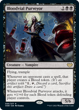 [098]【EN】【FOIL】血瓶の調達者/Bloodvial Purveyor【VOW】[R][黒]