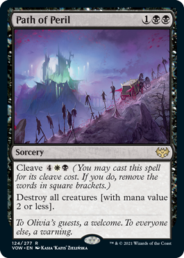 [124]【EN】【FOIL】危難の道/Path of Peril【VOW】[R][黒]