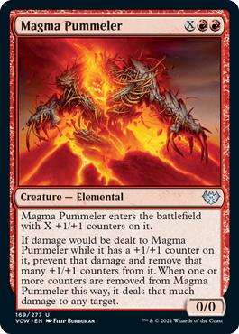[169]【EN】【FOIL】溶岩の打撃手/Magma Pummeler【VOW】[U][赤]