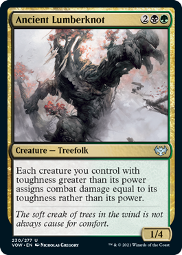 [230]【EN】【FOIL】古きもつれ樹/Ancient Lumberknot【VOW】[U][多色]
