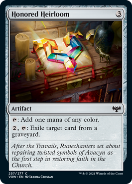 [257]【EN】【FOIL】名誉ある家宝/Honored Heirloom【VOW】[C][茶]