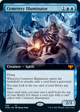 [356]【EN】■拡張アート■墓所の照光者/Cemetery Illuminator【VOW】[M][青]