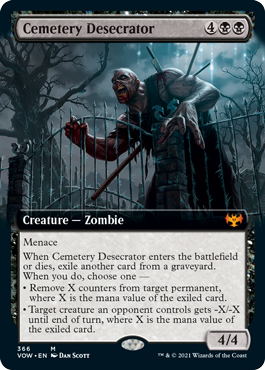 [366]【EN】■拡張アート■墓所の冒涜者/Cemetery Desecrator【VOW】[M][黒]