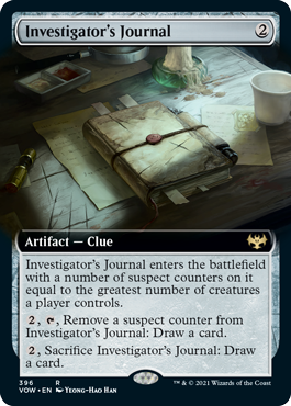 [396]【EN】■拡張アート■調査官の日誌/Investigator's Journal【VOW】[R][茶]