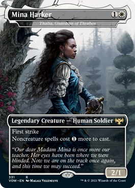 [331]【EN】【FOIL】■ドラキュラ■スレイベンの守護者、サリア/Thalia, Guardian of Thraben【VOW】[R][白]