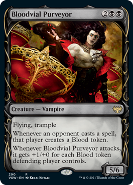 [290]【EN】【FOIL】■ショーケース■血瓶の調達者/Bloodvial Purveyor【VOW】[R][黒]
