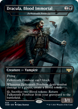 [334]【EN】【FOIL】■ドラキュラ■ファルケンラスの先祖/Falkenrath Forebear【VOW】[R][黒]