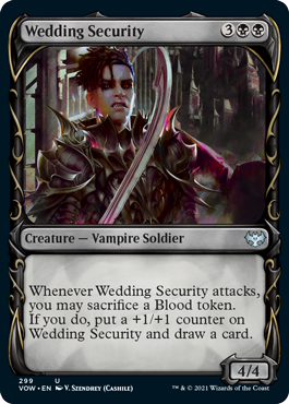 [299]【EN】【FOIL】■ショーケース■婚礼の警備兵/Wedding Security【VOW】[U][黒]