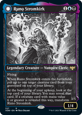[327]【EN】【FOIL】■ショーケース■流城のルノ/Runo Stromkirk【VOW】[R][多色]