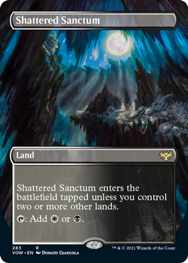 [283]【EN】【FOIL】■ボーダーレス■砕かれた聖域/Shattered Sanctum【VOW】[R][土地]
