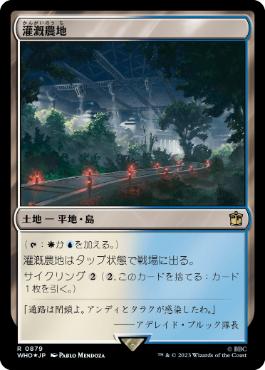 [879]【JP】【サージFOIL】灌漑農地/Irrigated Farmland【WHO】[R][土地]