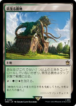 [292]【JP】【FOIL】草茂る農地/Overgrown Farmland【WHO】[R][土地]