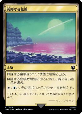 [918]【JP】【サージFOIL】興隆する島嶼/Thriving Isle【WHO】[C][土地]