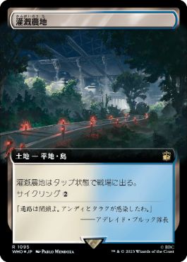 [1095]【JP】【サージFOIL】■拡張アート■灌漑農地/Irrigated Farmland【WHO】[R][土地]