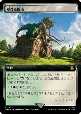 [1097]【JP】【サージFOIL】■拡張アート■草茂る農地/Overgrown Farmland【WHO】[R][土地]
