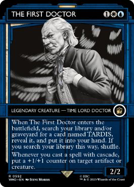 [552]【EN】■ショーケース■初代ドクター/The First Doctor【WHO】[R][多色]
