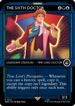 [557]【EN】■ショーケース■６代目ドクター/The Sixth Doctor【WHO】[R][多色]