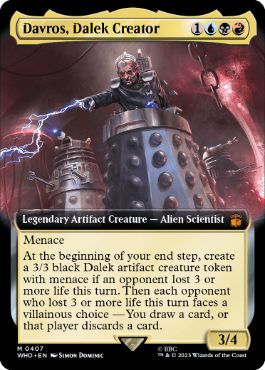 [407]【EN】■拡張アート■ダーレクの創造主、ダヴロス/Davros, Dalek Creator【WHO】[M][多色]