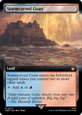[518]【EN】■拡張アート■嵐削りの海岸/Stormcarved Coast【WHO】[R][土地]