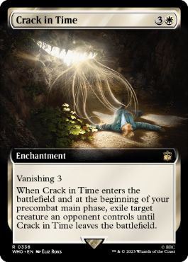 [336]【EN】【FOIL】■拡張アート■時の裂け目/Crack in Time【WHO】[R][白]