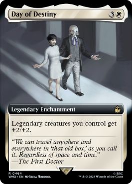 [464]【EN】【FOIL】■拡張アート■運命の日/Day of Destiny【WHO】[R][白]