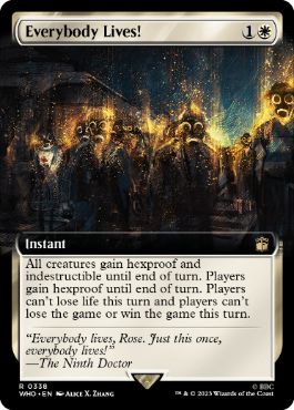 [338]【EN】【FOIL】■拡張アート■皆に命を！/Everybody Lives!【WHO】[R][白]