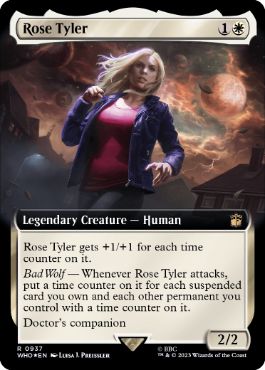 [937]【EN】【サージFOIL】■拡張アート■ローズ・タイラー/Rose Tyler【WHO】[R][白]