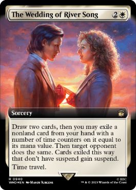 [940]【EN】【サージFOIL】■拡張アート■リヴァー・ソングの結婚式/The Wedding of River Song【WHO】[R][白]