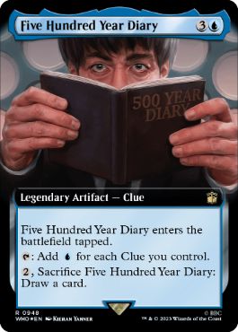 [948]【EN】【サージFOIL】■拡張アート■500年日記/Five Hundred Year Diary【WHO】[R][青]
