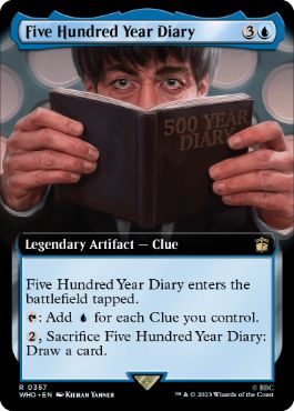 [357]【EN】【FOIL】■拡張アート■500年日記/Five Hundred Year Diary【WHO】[R][青]