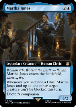 [363]【EN】【FOIL】■拡張アート■マーサ・ジョーンズ/Martha Jones【WHO】[R][青]