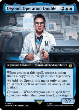 [367]【EN】【FOIL】■拡張アート■オペレーション・ダブル、オスグッド/Osgood, Operation Double【WHO】[R][青]