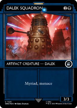 [1129]【EN】【サージFOIL】■ショーケース■ダーレク軍団/Dalek Squadron【WHO】[U][黒]