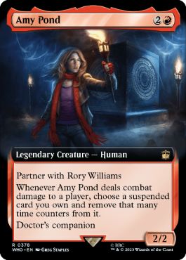 [378]【EN】【FOIL】■拡張アート■エイミー・ポンド/Amy Pond【WHO】[R][赤]