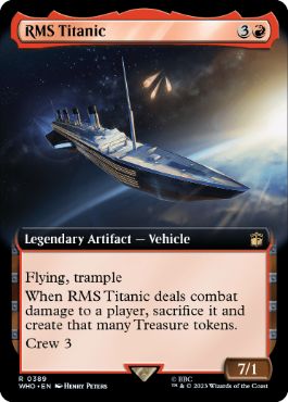 [389]【EN】【FOIL】■拡張アート■タイタニック号/RMS Titanic【WHO】[R][赤]