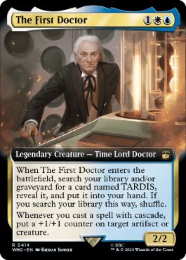 [414]【EN】【FOIL】■拡張アート■初代ドクター/The First Doctor【WHO】[R][多色]