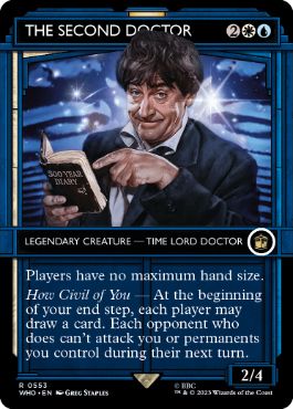[553]【EN】【FOIL】■ショーケース■２代目ドクター/The Second Doctor【WHO】[R][多色]