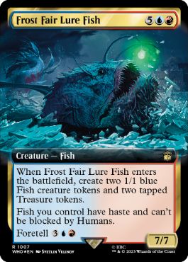 [1007]【EN】【サージFOIL】■拡張アート■フロストフェアのチョウチンアンコウ/Frost Fair Lure Fish【WHO】[R][多色]