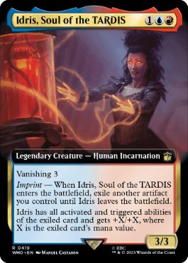 [419]【EN】【FOIL】■拡張アート■ターディスの魂、イドリス/Idris, Soul of the TARDIS【WHO】[R][多色]