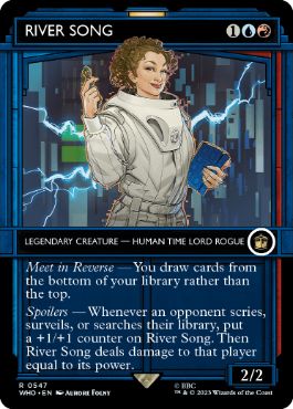 [547]【EN】【FOIL】■ショーケース■リヴァー・ソング/River Song【WHO】[R][多色]