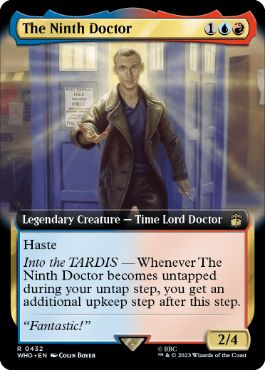 [432]【EN】【FOIL】■拡張アート■９代目ドクター/The Ninth Doctor【WHO】[R][多色]