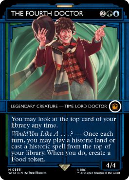 [555]【EN】【FOIL】■ショーケース■４代目ドクター/The Fourth Doctor【WHO】[M][多色]