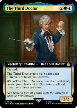 [1038]【EN】【サージFOIL】■拡張アート■３代目ドクター/The Third Doctor【WHO】[R][多色]