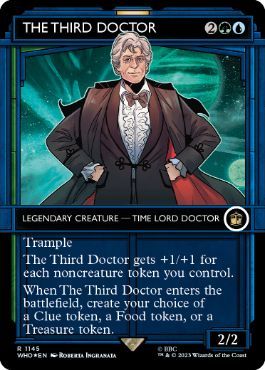 [1145]【EN】【サージFOIL】■ショーケース■３代目ドクター/The Third Doctor【WHO】[R][多色]