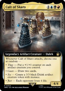 [404]【EN】【FOIL】■拡張アート■スカロの集団/Cult of Skaro【WHO】[R][多色]