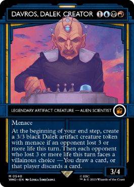 [540]【EN】【FOIL】■ショーケース■ダーレクの創造主、ダヴロス/Davros, Dalek Creator【WHO】[M][多色]